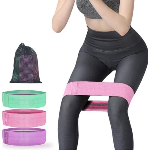 Yoga Elastic Band Resistance Band Buttocks Circle Fitness Buttocks Unisex Squat Non-Slip Beautiful Buttocks Circle