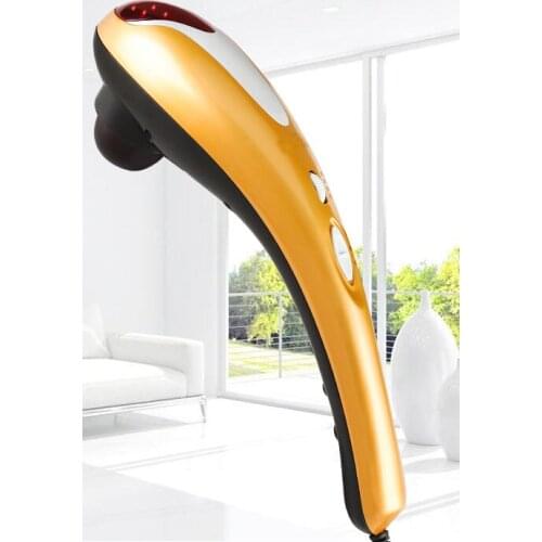 Dolphin Head Led Infrared Electric Body Vibrator Massage Electronic Cervical Vertebra Massager Vibration Beating Stress Release