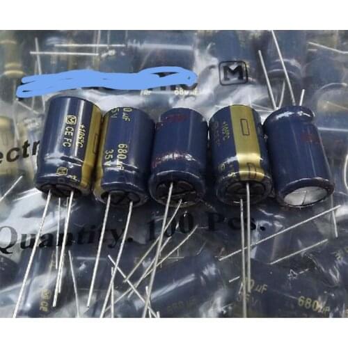 1pc FC Series 680uF/35V Electrolytic Capacitors Hi-Fi Audio 105 Deg.C