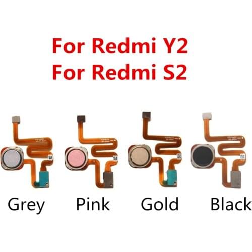 Home Button Flex Cable Repair Fingerprint Scanner Menu Return Key Recognition Sensor For Xiaomi Redmi Y2 S2