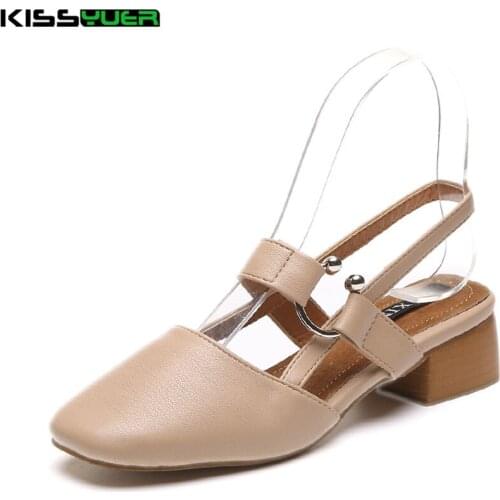 KISSyuer Shoes With Medium Heels