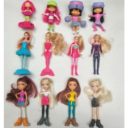 Strawberry Shortcake DollsMcDonalds Product Bratz doll Princess Girl 10cm Action Figures Toys For Children