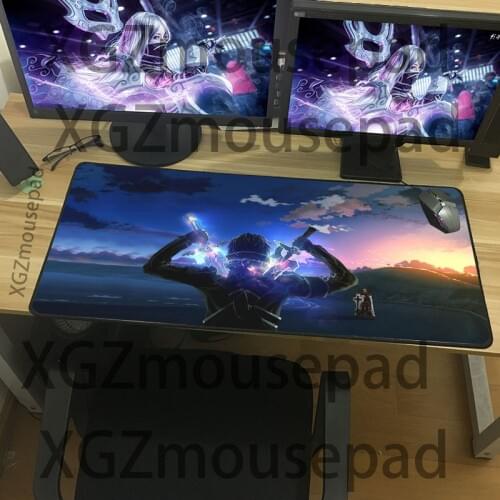 XGZ Large size anime mouse pad cool pattern desk pad high quality computer essential rubber non-slip keyboard pad