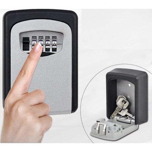 Custom Made Wall Mounted Key Storage Compartment Organizer 4 Digit Combination Password Main Entrance Door Easy Access Decorator