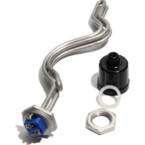 1 Inch BSP/DN25 Immersion Water Heater with Accessories 240V 4.5KW/5.5KW/6.5KW 304SUS Heating Element with Grounding Screw