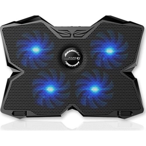 Professional Game USB laptop Cooler With 4 Fans Slide-proof Laptop Stand 14"15.6" 17 Inch Laptop Cooling Pads Notebook Fan