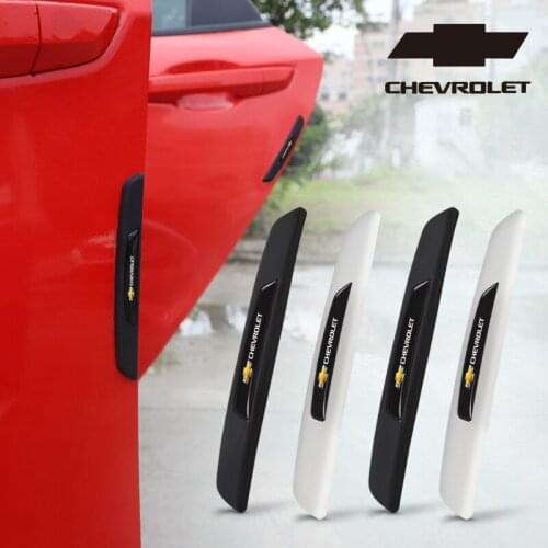 Car Door Impact Protection Strip Anti Collision Stickers Accessories For Chevrolet Cruze Captiva Trax Malibu Tahoe Equinox Sonic