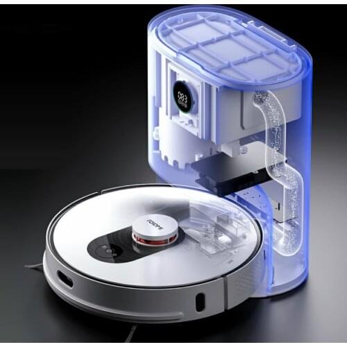Global Version ROIDMI EVE Plus Robot Vacuum and Mop Cleaner with Smart Dust Collection Support Google Assistant and Alexa APP