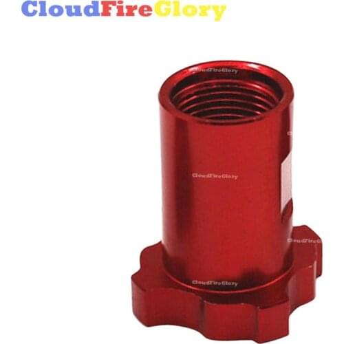 CloudFireGlory For PPS Cup Gun Pot Joints Adapter M16x1.5mm Internal Thread Spray Gun Connector Red