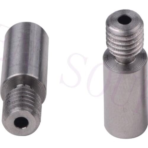 2pcs Super smooth Titanium alloy Thermal Heat Break throat TC4 thermal barrel for V6 Kraken / Chimera/Cyclops Hotend 3d printer