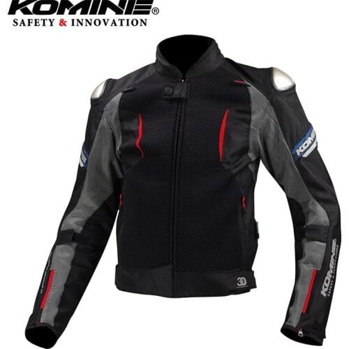 KOMINE JK107 Titanium Jacket Motocross MTB Bike Off-road Motorcycle Jackets With Neck Protection