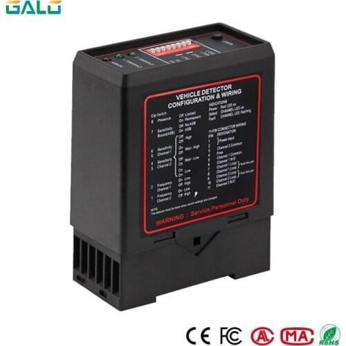 Enhanced Dual Channel Inductive Loop Vehicle Detectors for Automatic Barrier Gate/Boom Barrier