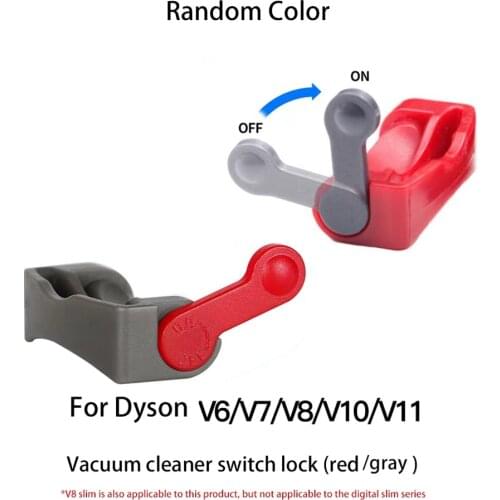 For Dyson V6 V7 V8 V11 V10 Smart Sweeping Robot Vacuum Cleaner Trigger Lock Power Button Accessories Switch Lock For Home Clean