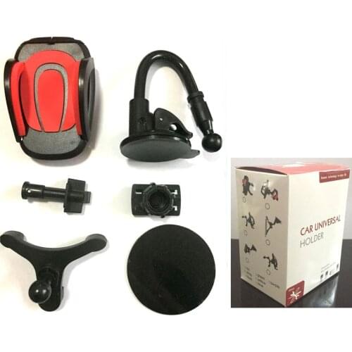 Universal Mobile Car Stand Sucker Holder 360 Degree Adjustable for GPS Smart Cell Phone iphone Samsung Xiaomi Car Mount