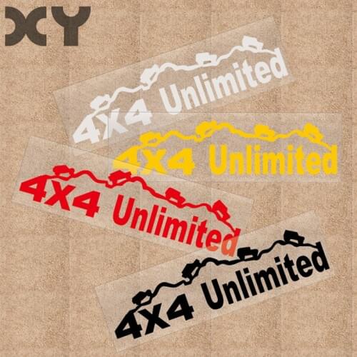 XY Waterproof Car Sticker 4X4 Car Reflective Decorative Stickers for SUV