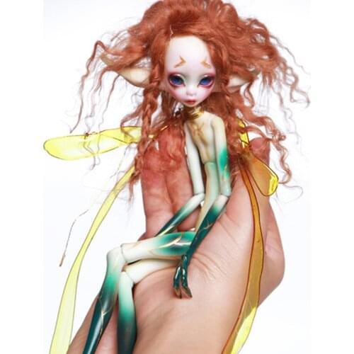 1/6 BJD Doll DZ Special Body AQK with Eyes For Baby Kids Birthday Gift (Not Include Wings)