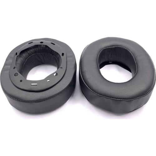 1 Pair Replace Leather Foam Ear Pads Cushion Cover for MDR-HW700 HW700DS Headset 19QA