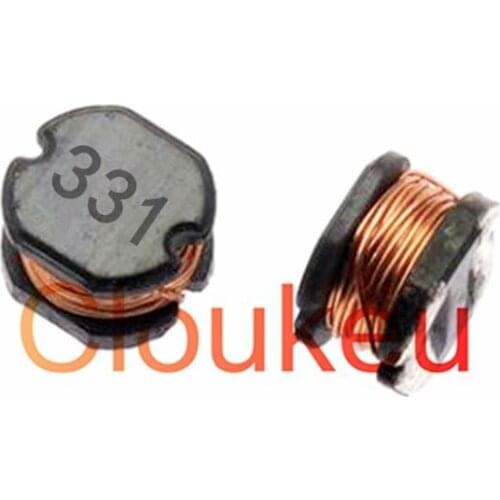 20Pcs CD75 330UH Chip inductor 7850 330uH 331 Power inductors