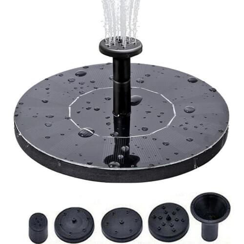 5.3" Solar Fountain Garden Water Pool Pond Outdoor Floating Pump Gardening Pool Tools Drop Shipping