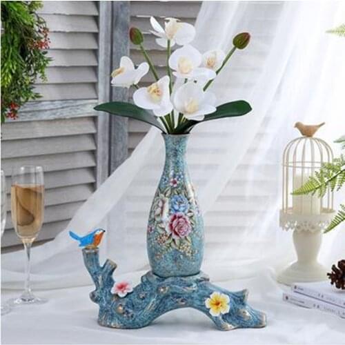 American retro bird crafts, creative vases, home office restaurant desktop decoration, Christmas wedding decoration