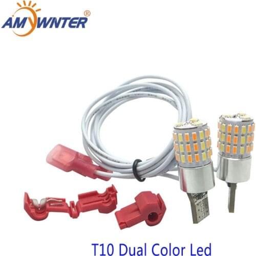 AMYWNTER LED Bulbs W5W (W2.1x9.5d)