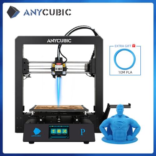 Anycubic 3D Printer Mega Pro Laser Engraving 2-in-1 Multi-Function 3d Printer Touch Screen Dual Gear Extruder 3d Drucker