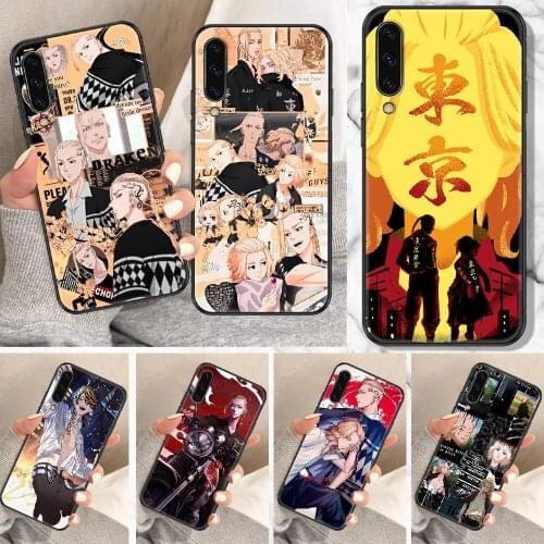 Tokyo Revengers Phone Case For Samsung Galaxy A 10 12 20E 21S 30 32 40 50 51 52 70 71 72 5 6 7 2016 2018 black soft Etui fashion