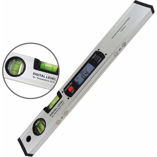 Digital Level 360 Degree Range Angle Finder Spirit Level Upright Inclinometer 4 x 90 degree with Magnets