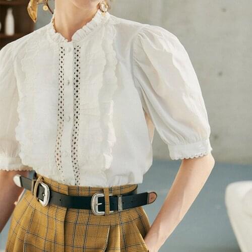 Maylis.me Collar Blouses
