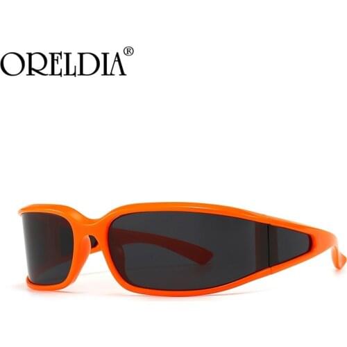 Fashion Steampunk Sunglasses Women Men One Piece Goggle Glasses Lady Punk Colorfuls Shades Glasses Brand Designer Eyewear UV400