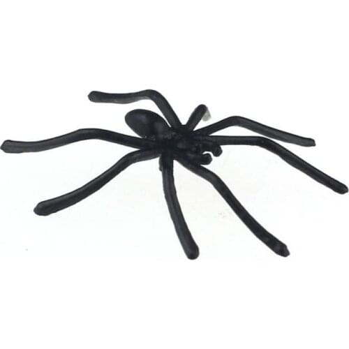 Fashion Hot Halloween Plastic Black Spider Joking Toys