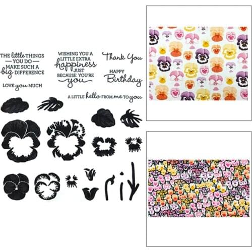 New Clear Stamps and Metal Cutting Dies Set For Stencils Scrapbooking Photo Album Card Paper Embossing Craft Die Cut 2021