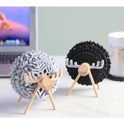 New Sheep Shape Anti Slip Cup Pads Coasters Insulated Round Felt Cup Mats Japan Style Creative Home Office Decor Art Crafts Gift