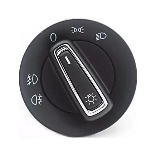 OEM Chrome Auto Headlight Switch Fog Light Lamp Switch for VW Golf 7 MK7 5GG 941 431 D