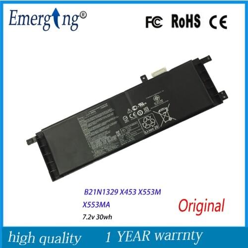 Original 7.2V 30Wh Laptop Battery B21N1329 for ASUS X553MA X453 X453MA Ultrabook Series X553MA-DB01 X453MA-0051AN2830