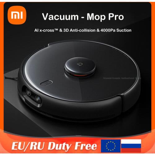 2021 New Xiaomi Mi Robot Vacuum Cleaner Mop Pro MJSTS1 for Home Mijia Sweeping 4000PA Suction Auto Dust Sterilize 3D AI Tech