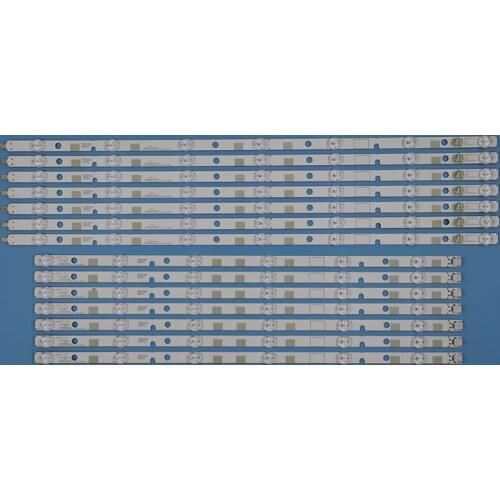 14pcs LED Backlight strip 13 lamp For Toshiba 47" TV 47L7453D LC470DUK SG K2 SVT470A47_REV04_L/R-TYPE_13071