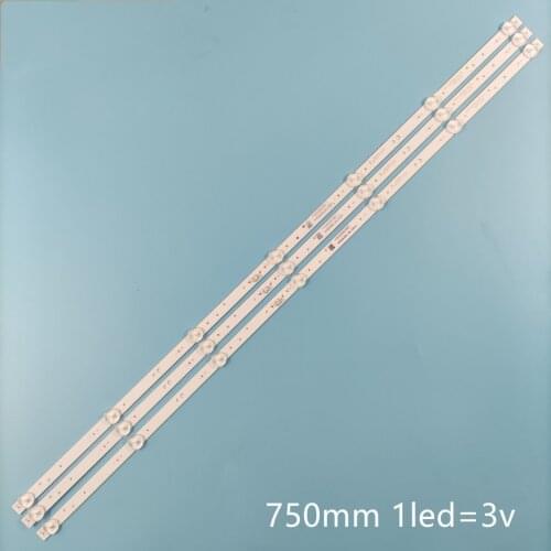 LED Backlight strip 7 lamp For Skyworth 40"TV 40X6 40E2 APT-LB17086-40-1.3 7779-640000 RDL400FY(QD0-800) 5850-W4000-9P00