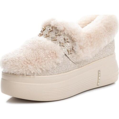 New Fashion shoes Winter Snow Boots Women Platform Ankle Boots White Booties Woman Boot High Quality Ladies Warm Botas De Mujer