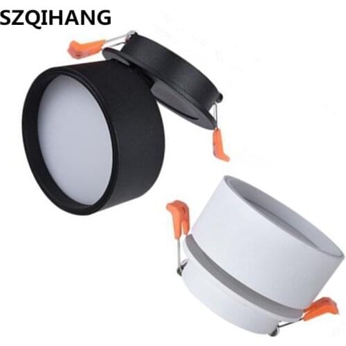 1PCS Free Shipping Surface mounted ceiling light 7W 12W 18W 85-265V light COB LED downlight ceiling, ceiling rotation down