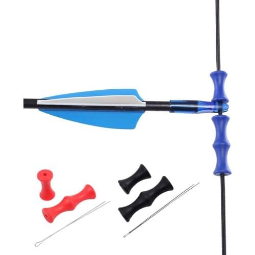 1pc Archery Silicon Guard Bowstring Finger Saver Tab Release Bow Recurve Bow Equipment