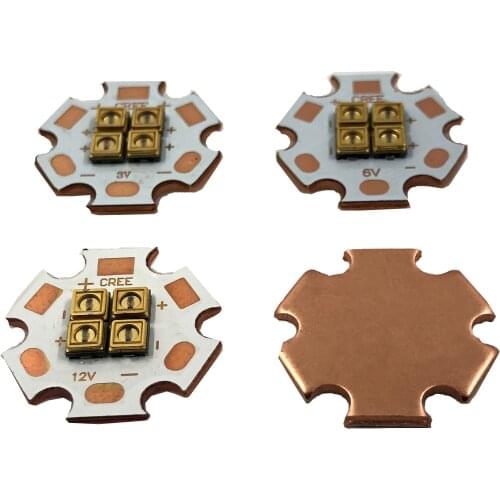 275nm Deep UVC LED 32mW 40mW Diode 3535 Lamp SMD Beads 6V12V24V 4Chips for UV Disinfection Equipment 285nm 315nm Steriliza