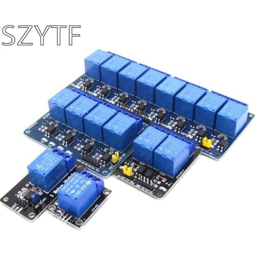 5V 1 2 4 6 8 Channel Relay Module With Optocoupler KY-019 1/2/4/6/8 Way For Arduino