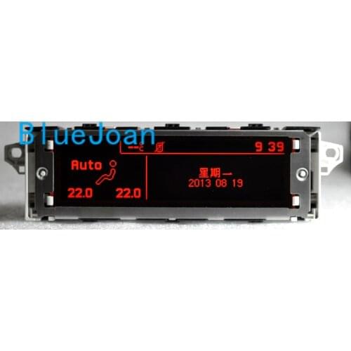 Free shipping Screen support USB Dual-zone air Bluetooth Display Red monitor 12 pin for Peugeot 307 407 408 citroen C4 C5 screen
