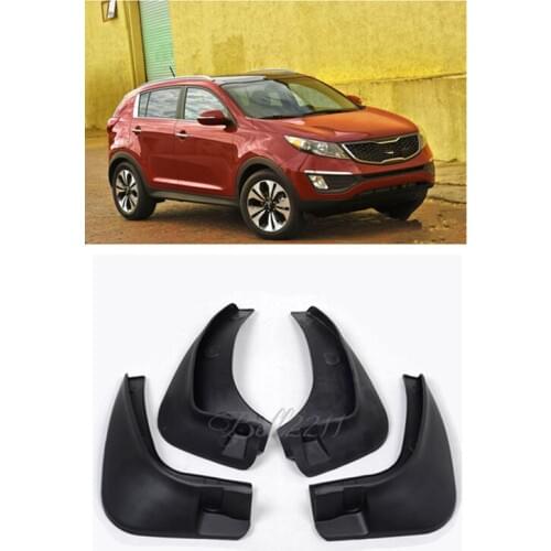 FUNDUOO Mud Flaps Splash Guards mudguard Set of 4 Pcs Front Rear for KIA Sportage R 2011 2012 2013 2014 Free Drop Shipping