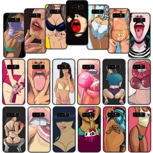 Hot Girl Secret Summer Soft Cover Case for Samsung Galaxy Note 8 9 A01 A60 M10 M20 M30 M40 M30S S8 S9 Plus