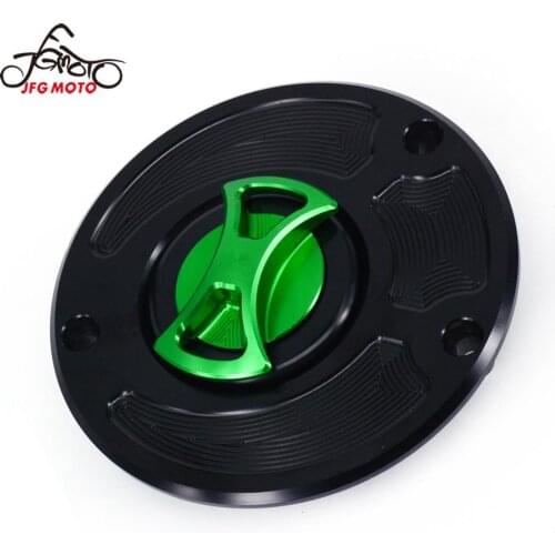 CNC Aluminum Motorcycle Keyless Gas Fuel Tank Cap For KAWASAKI ZX10R 2006-2013 ZX6R 07-13 ZX14 06-13 Z1000 2007-2013