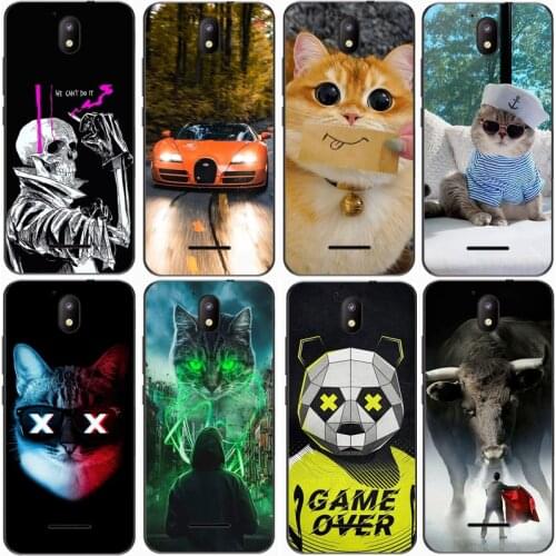 For BQ 5045L WALLET Case Rose Wolf Cute Patterned Cover Soft Silicon Phone Case for BQ 5045L Wallet for 5005l wallet Top Quality