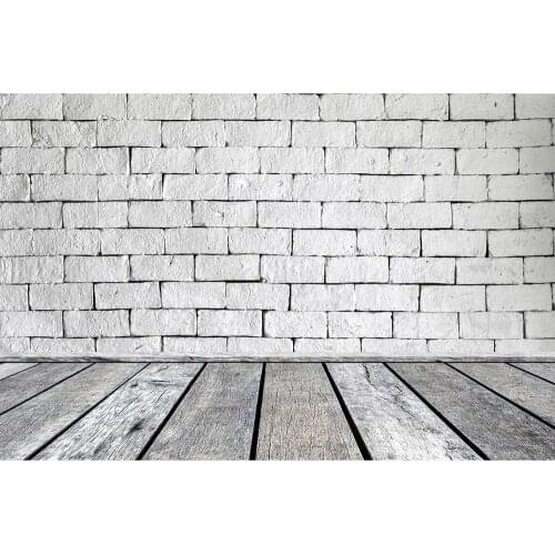 Photography Backgrounds Brick Wall Wooden Floor Customized Backdrop Photo Studio for Children Baby Portrait Toy Pet Photobooth