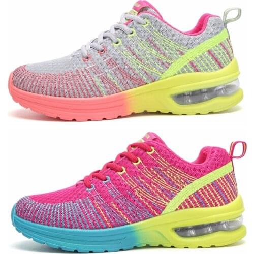Cushion Women Running Sneakers Sporty Woman Sneakers 2020 Female Breathable Walking Shoes Lightweight Zapatillas Mujer 42